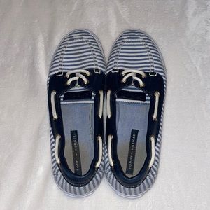 Tommy Hilfiger Striped Boat Shoes